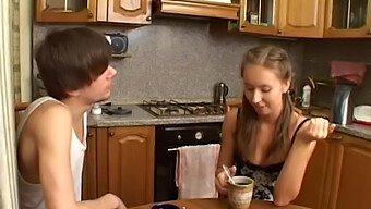 Couple Enjoys Coffee And Oral Sex