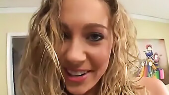 Cute Teen Gets Her Face Fucked And Covered In Cum