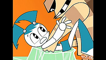 Teenage Robot Flashes And Gets Fucked Hard In This Exhibitionist Porn Video