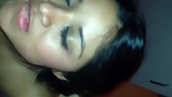 Mexican Slut Takes A Facial In This Explicit Video