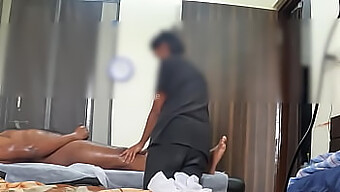 Caught On Secret Camera During Massage Session