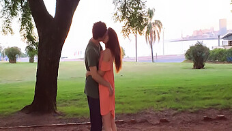 Passionate And Sensual Encounter In The Park