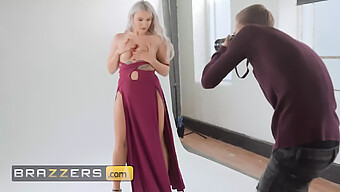 Lana Roses Förföriska Fotografering Förvandlas Till Ett Vilt Möte Med Intensiv Oral Och Penetration - Brazzers