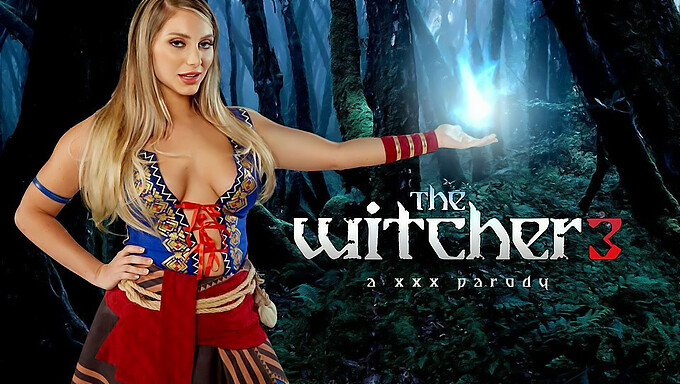 Teen Babe Kayley Gunner Og Keira Metz Engagerer Sig I Intens Seksuel Møde I Witcher Vr-Verdenen