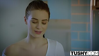 Iç Çamaşırı Seven Lana Rhoades, Analda Yüzüne Boşalıyor