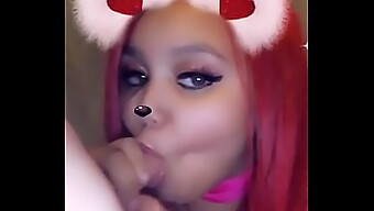 Lightskin Teen Sucks On Big Dick In Amateur Video